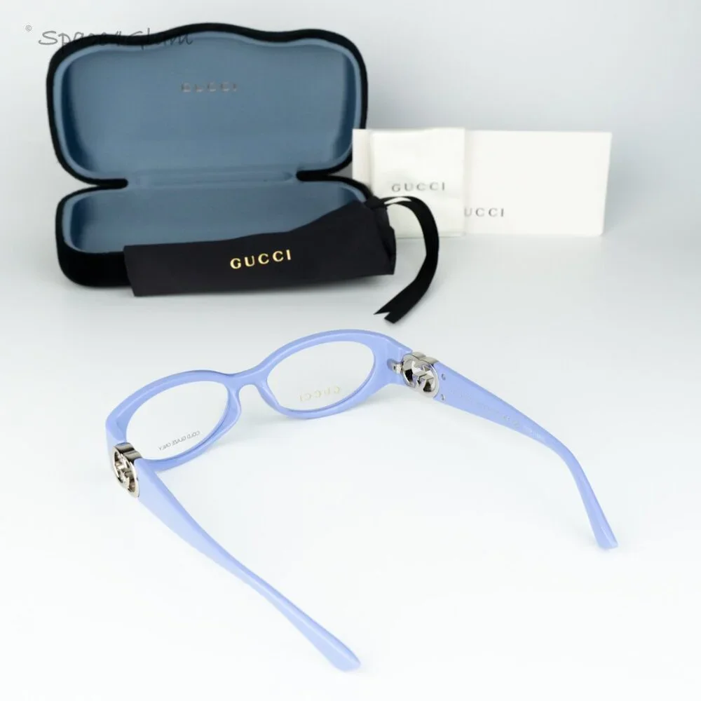 BRAND NEW Gucci GG1693O 003 Violet Demo Women Oval Eyeglasses GG 1693O